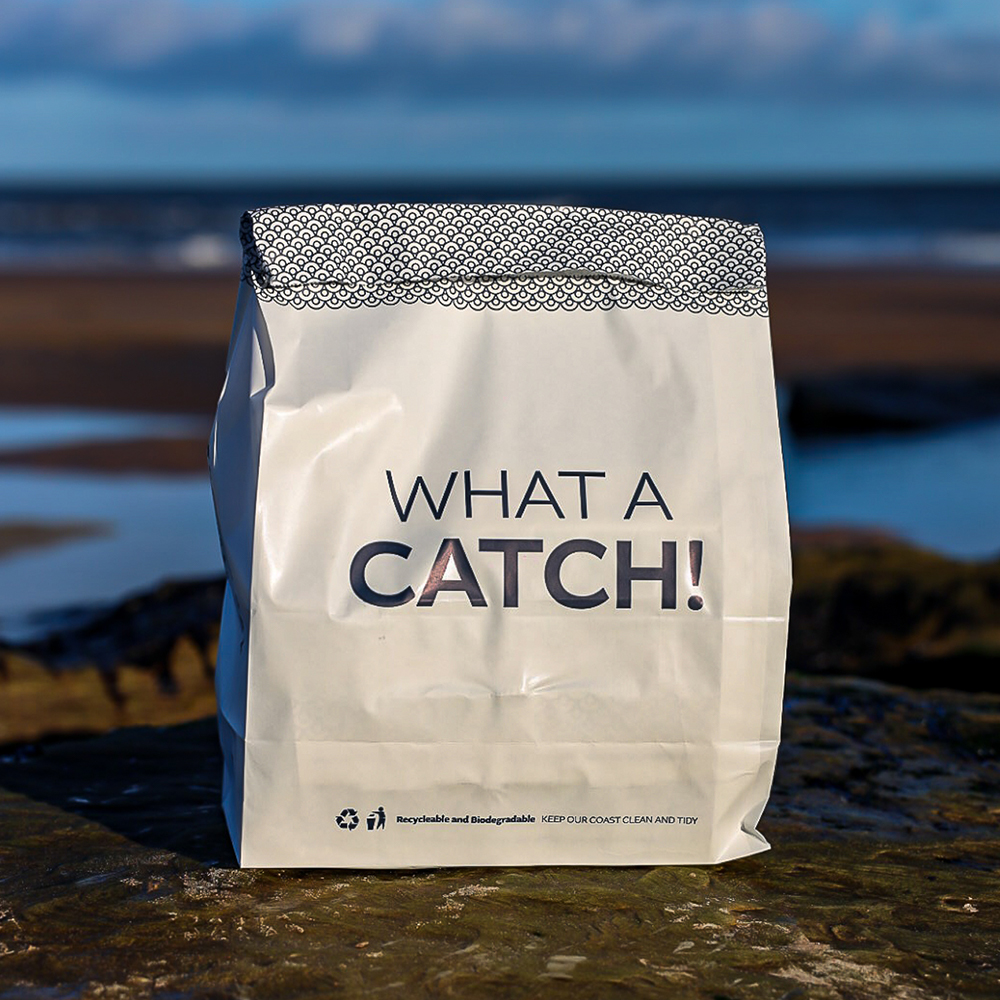What a catch! Takeaway meal from Fisherman's Bay Traditional Fish & Chip shop in Whitley Bay