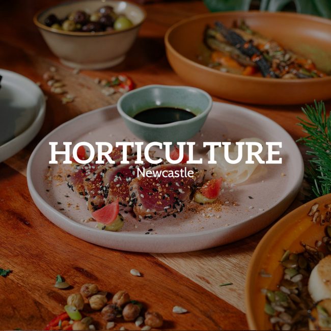 Selection of meals from Horticulture Newcastle