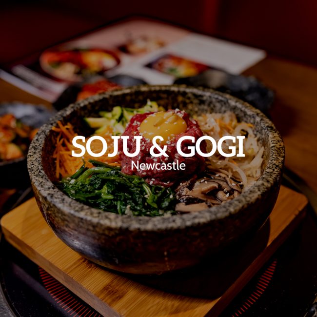 Korean BBQ meal at Soju & Gogi Newcastle