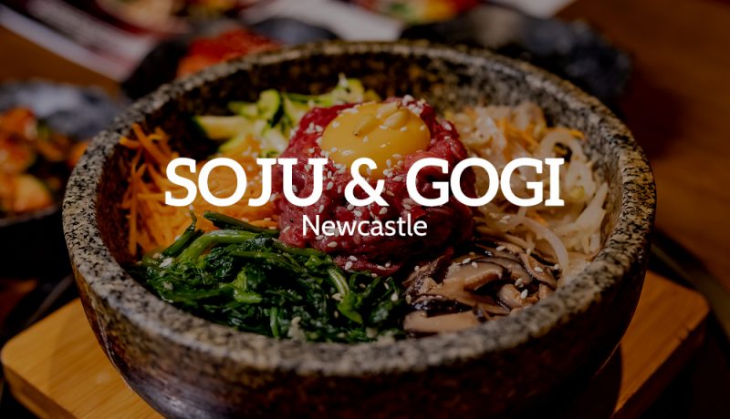 Korean BBQ meal at Soju & Gogi Newcastle