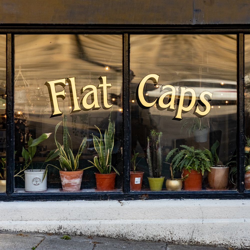 Exterior of Flat Caps Coffee Newcastle