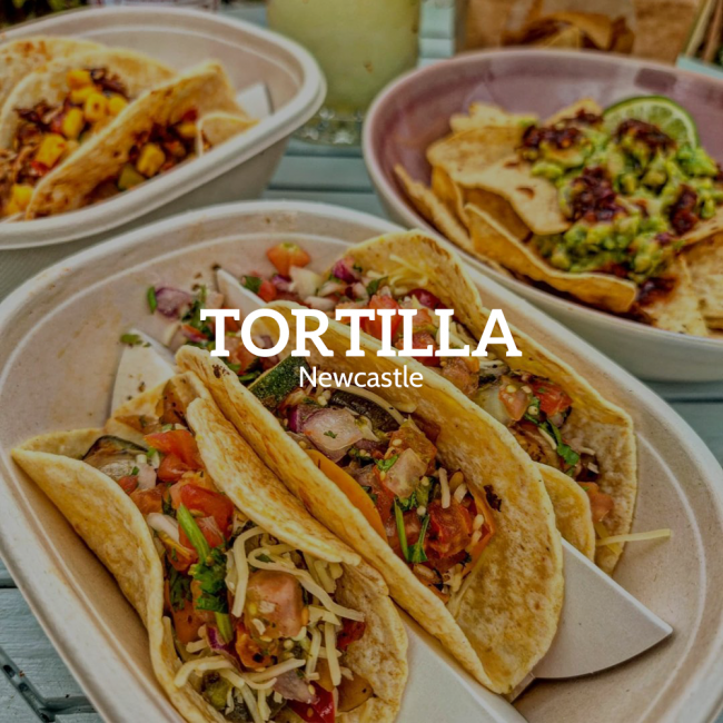 Tortillas from Mexican restaurant and takeaway Newcastle