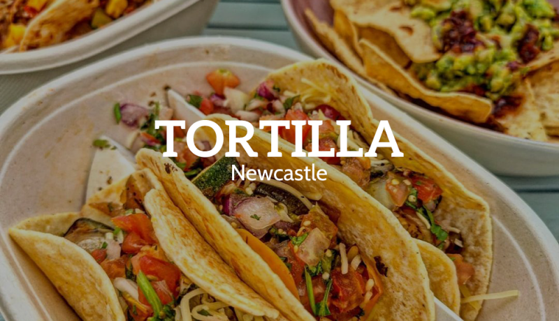 Tortillas from Mexican restaurant and takeaway Newcastle