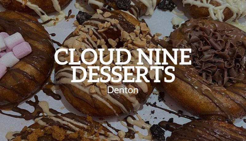 Range of doughnuts from Cloud Nine Desserts