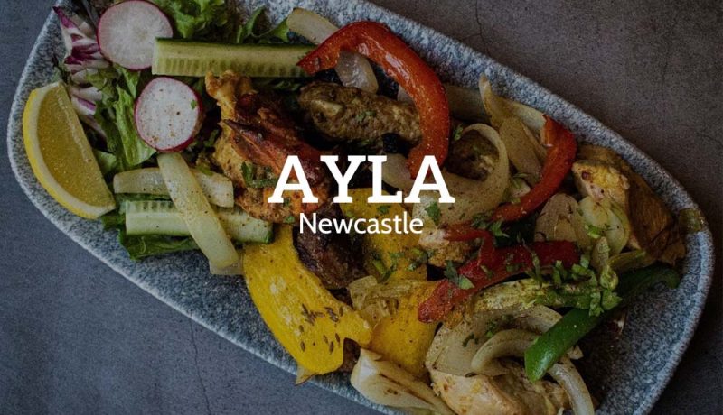 King prawn and lamb chop sharing platter from Ayla Newcastle